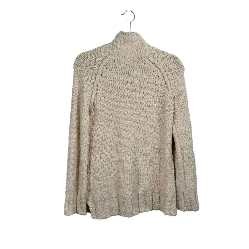 Moth Anthropologie Juliette Cream Turtleneck Chunky Knit Sweater Womens XS - Image 8