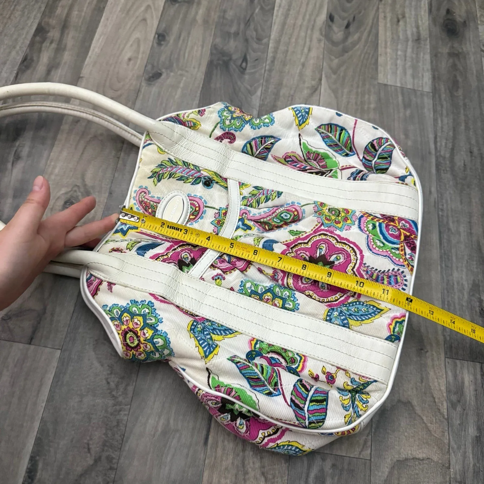 Vintage y2k Vera Bradley paisley floral quilted bag - Image 3