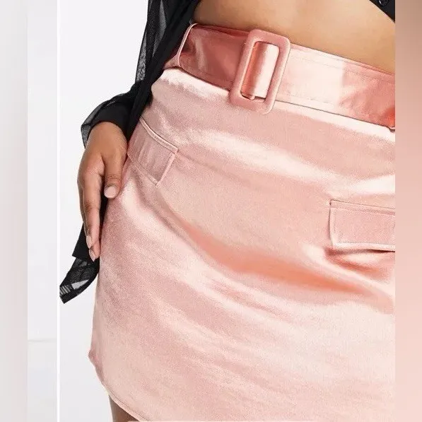 ASOS Light Pink Mini Skirt - Image 2