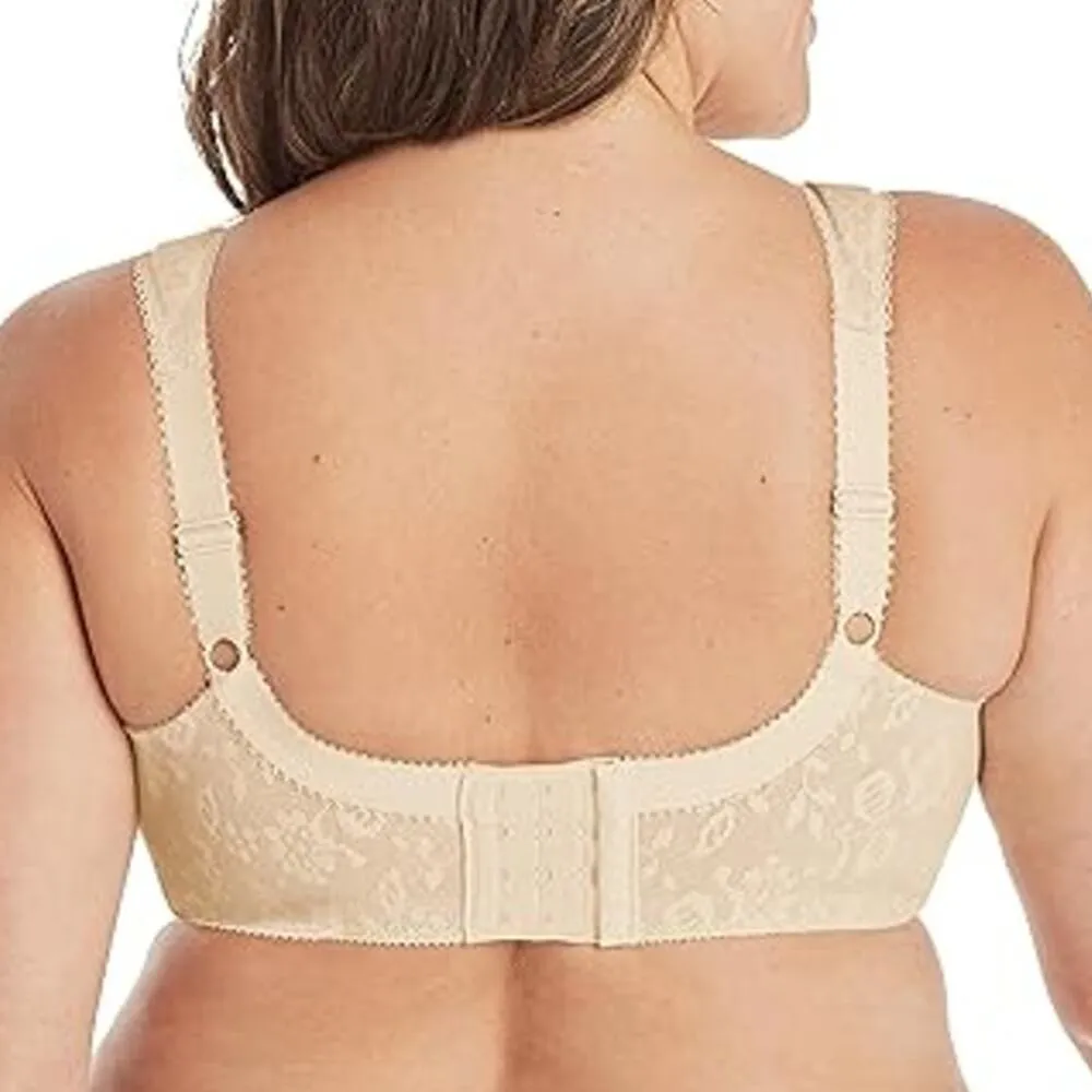 Playtex 18 Hour 4693 Ultimate Shoulder Comfort Wireless Bra Natural Beige 40DDD - Image 3