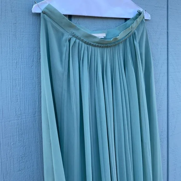 H&M sheer double lined pleated maxi - Image 2