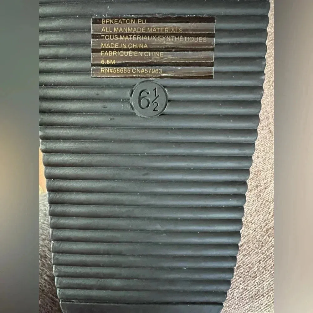 BP Black Keaton Braided Slide Sandal Size 6.5 - Image 7