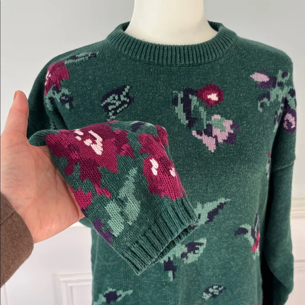 Vintage Northern Reflections Floral Sweater 100% Cotton Cottagecore Grandmacore - Image 5