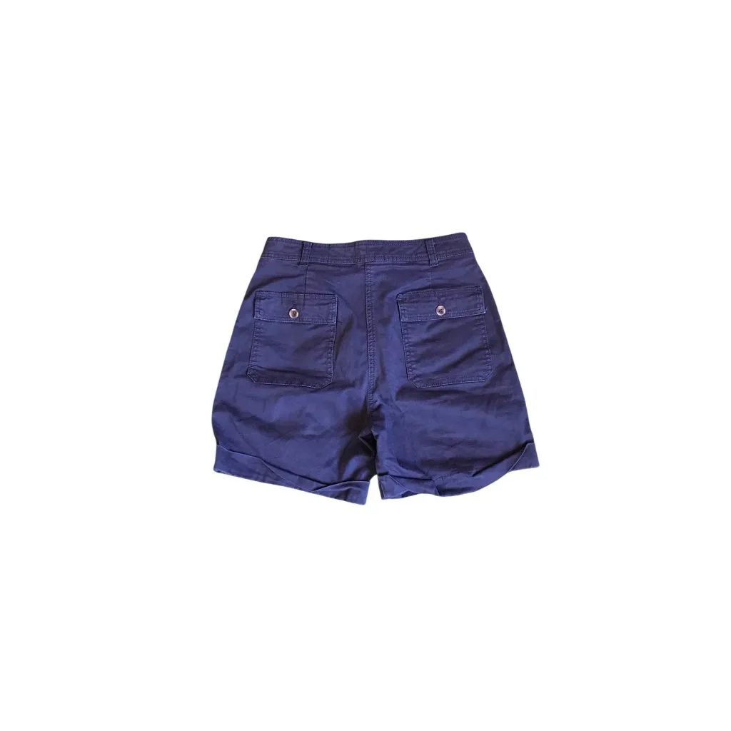 Boden Navy Blue Shorts Size 8 - Image 4