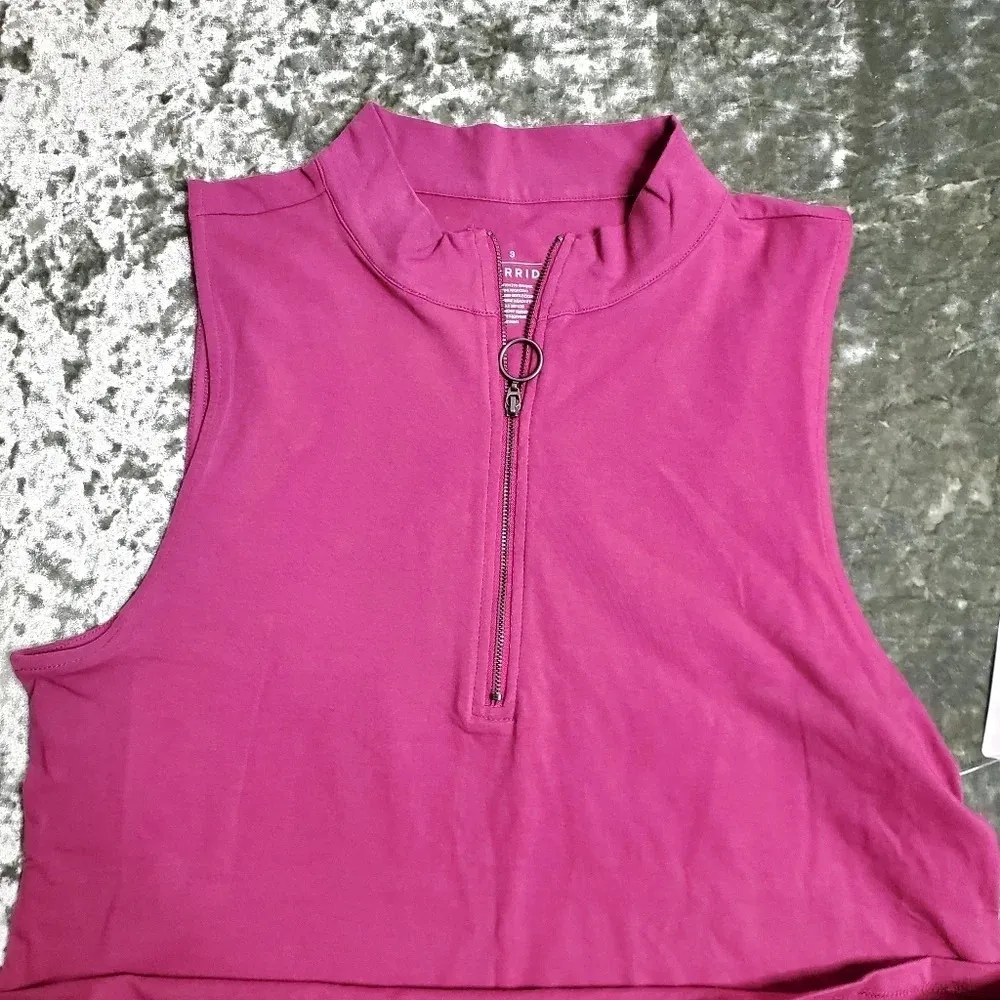 Torrid Foxy Mock Neck Zip Up Tank - Image 6