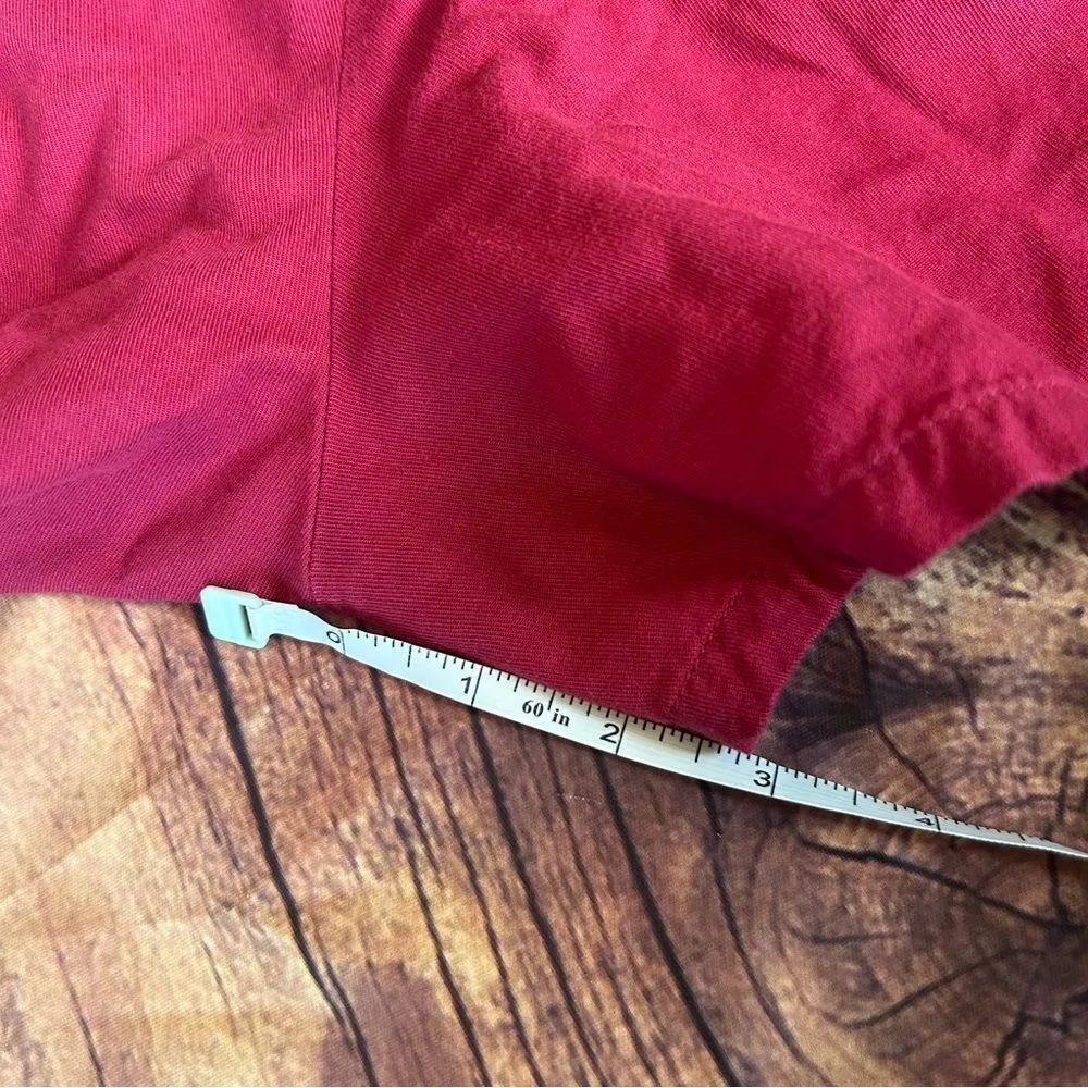 Red Madewell Linen Shorts Size M - Image 5