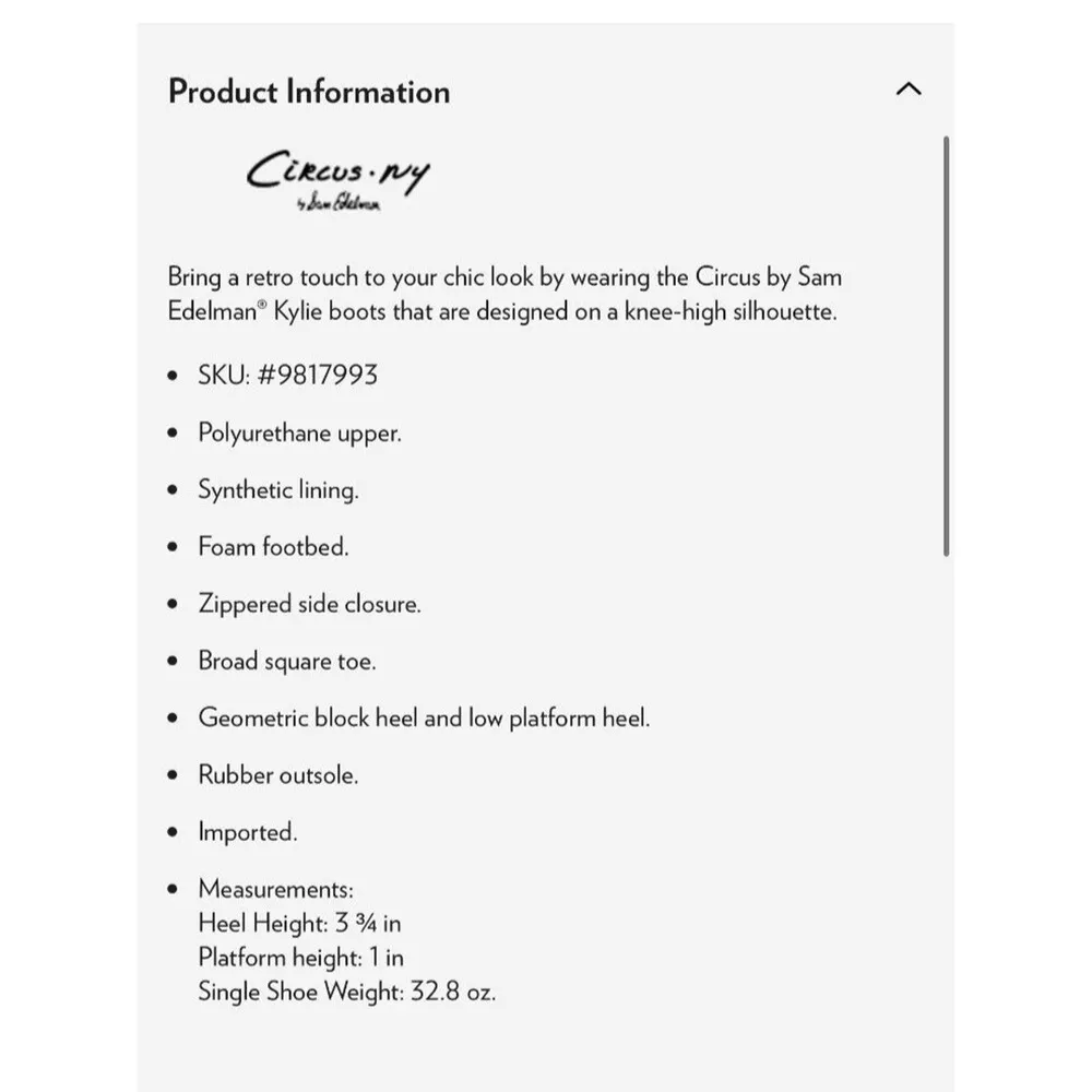 NEW Sam Edelman Boots Kylie Pink Patent Leather Knee High Platform Womens  6.5 - Image 8