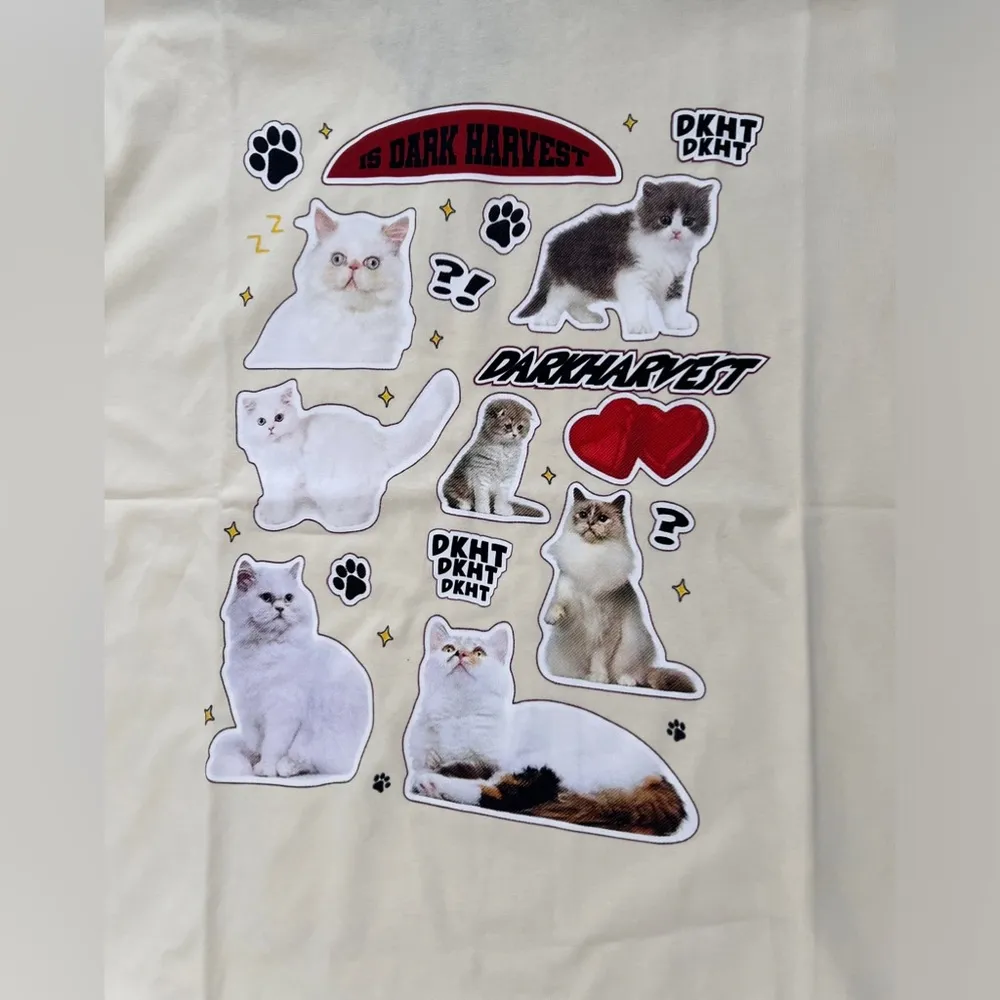 Cat 🐈 🐱 🐈‍⬛ Cotton T shirt Size XL - Image 6