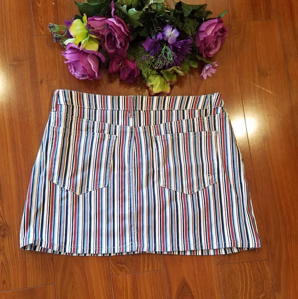 Junukor Stripped Denim Shirt Size 13 - Image 4