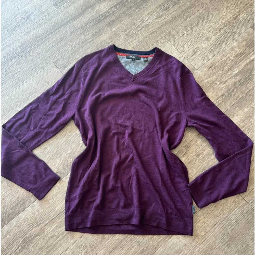 TED BAKER purple crew sweater 🌷 - Image 2