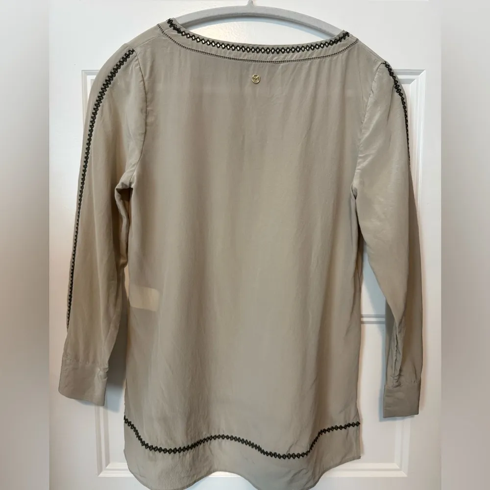 Marie Oliver Silk Blouse Size XS - Image 2