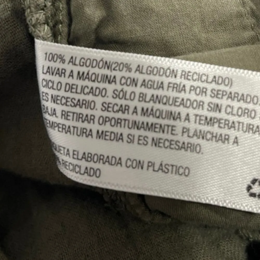 Universal Thread Green High Waisted Pull On Paperbag Mini Casual Shorts Size S - Image 5