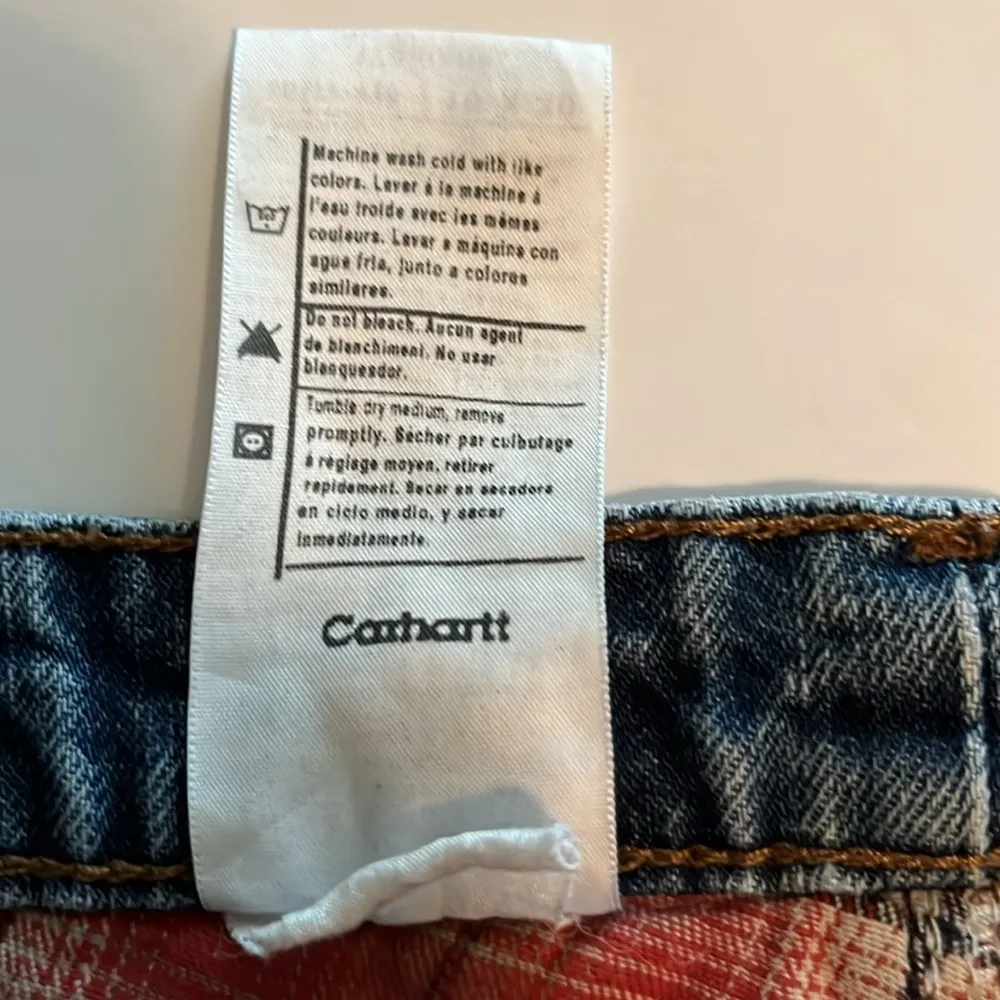 Carhartt Jeans Straight Leg Mid Rise Size 10 x 30 - Image 10