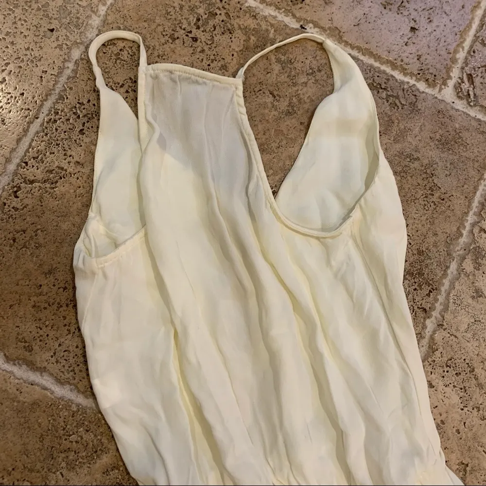 Karina Grimaldi Silk Blend Camila Maxi Ivory Dress Lace Cutout Revolve S - Image 11