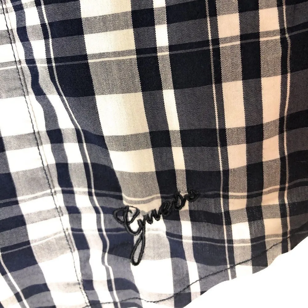 Guess Jeans Plaid Western Cut Shirt - Image 4