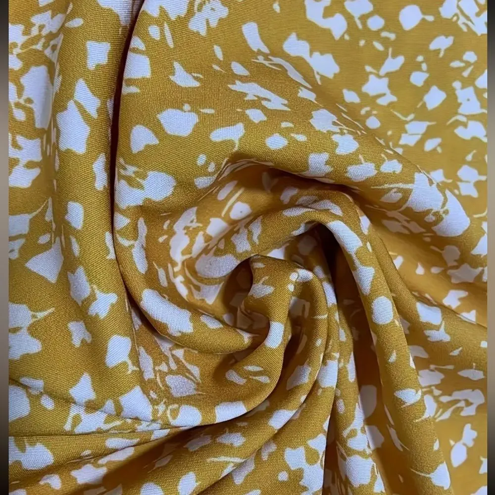 Timeson Women's Casual Chiffon V Neck 3/4 Sleeve Blouse Tops Sz XL White - Image 11