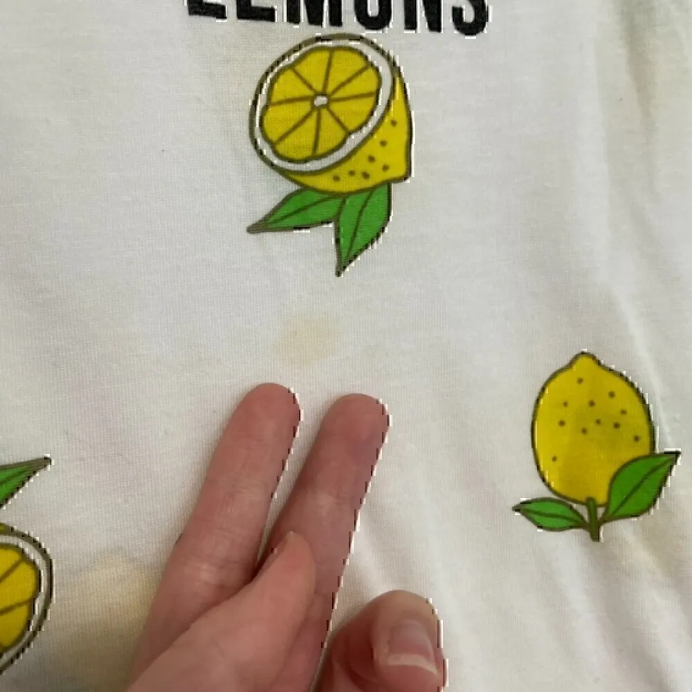 MIGHTY FINE When Life Gives You Lemons White Fruit Graphic Short Sleeve T-Shirt - Image 10