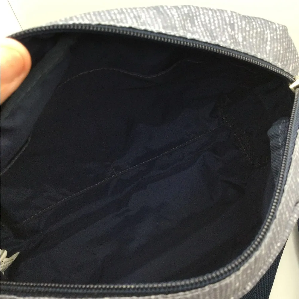 A Rare Retired Western Style Sequins Print Blue LeSportsac Crossbody Handbag - Image 4