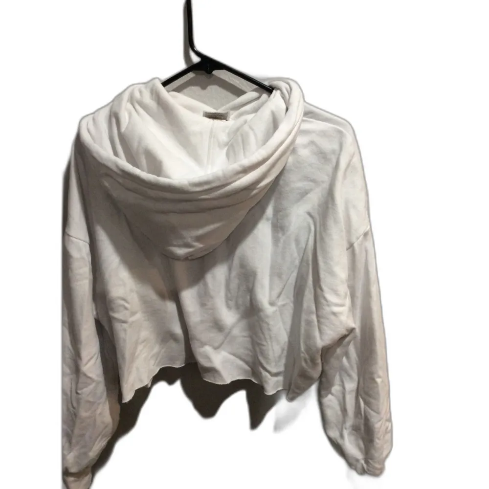 Levi's cropped raw edge strawberry hoodie Small S - Image 2