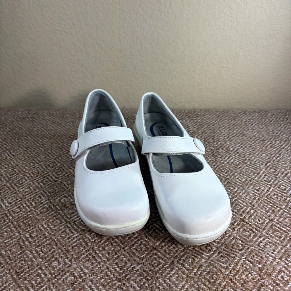 KLOGS Ashley Mary Jane Nursing Clogs Comfort Shoes Slip Resistant Sz6.5 Career White Size 6.5 - Image 2