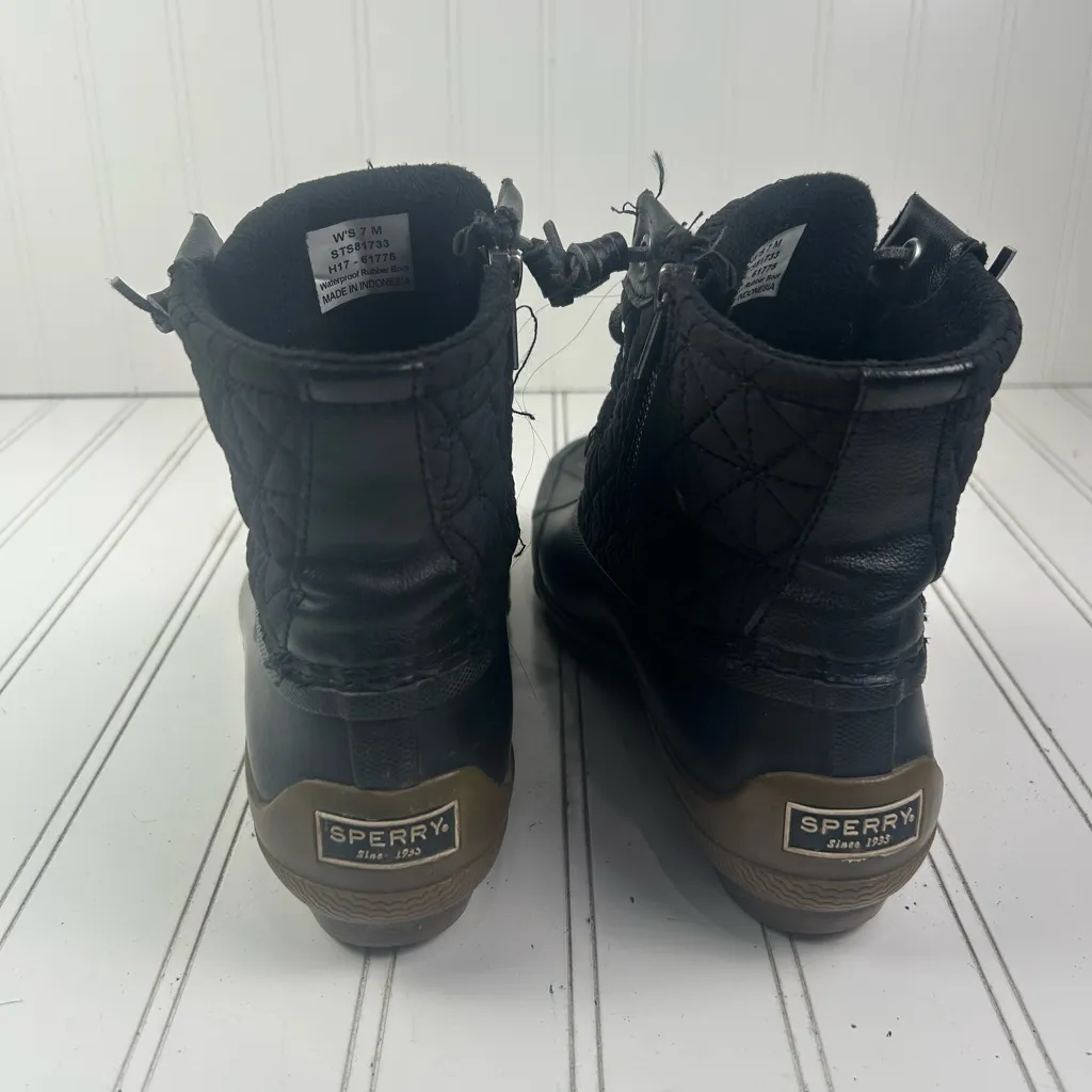 Sperry Women’s Saltwater™ Quilted Duck Boots size 7.5 - Image 5
