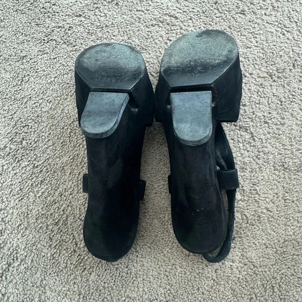 YSL  suede wedge 38.5 great loved condition - Image 3