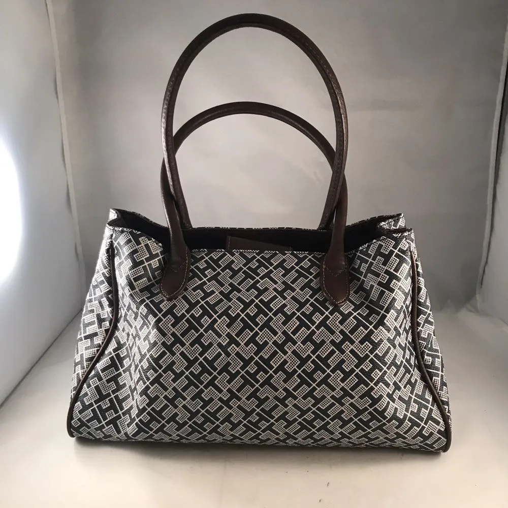 Tommy Hilfiger Monogram Shoulder Tote - Image 3