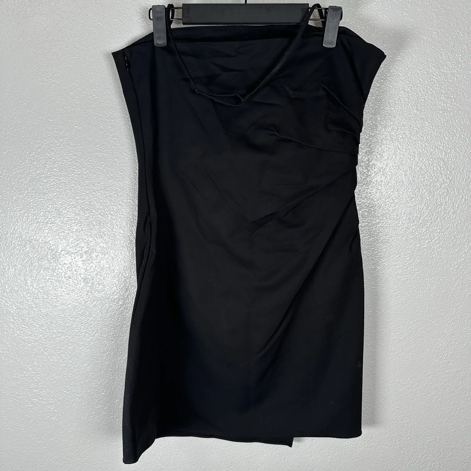 NEW A.L.C. Charlie Sleeveless Halter Draped Ruched Mini Dress Womens Size 10 - Image 4