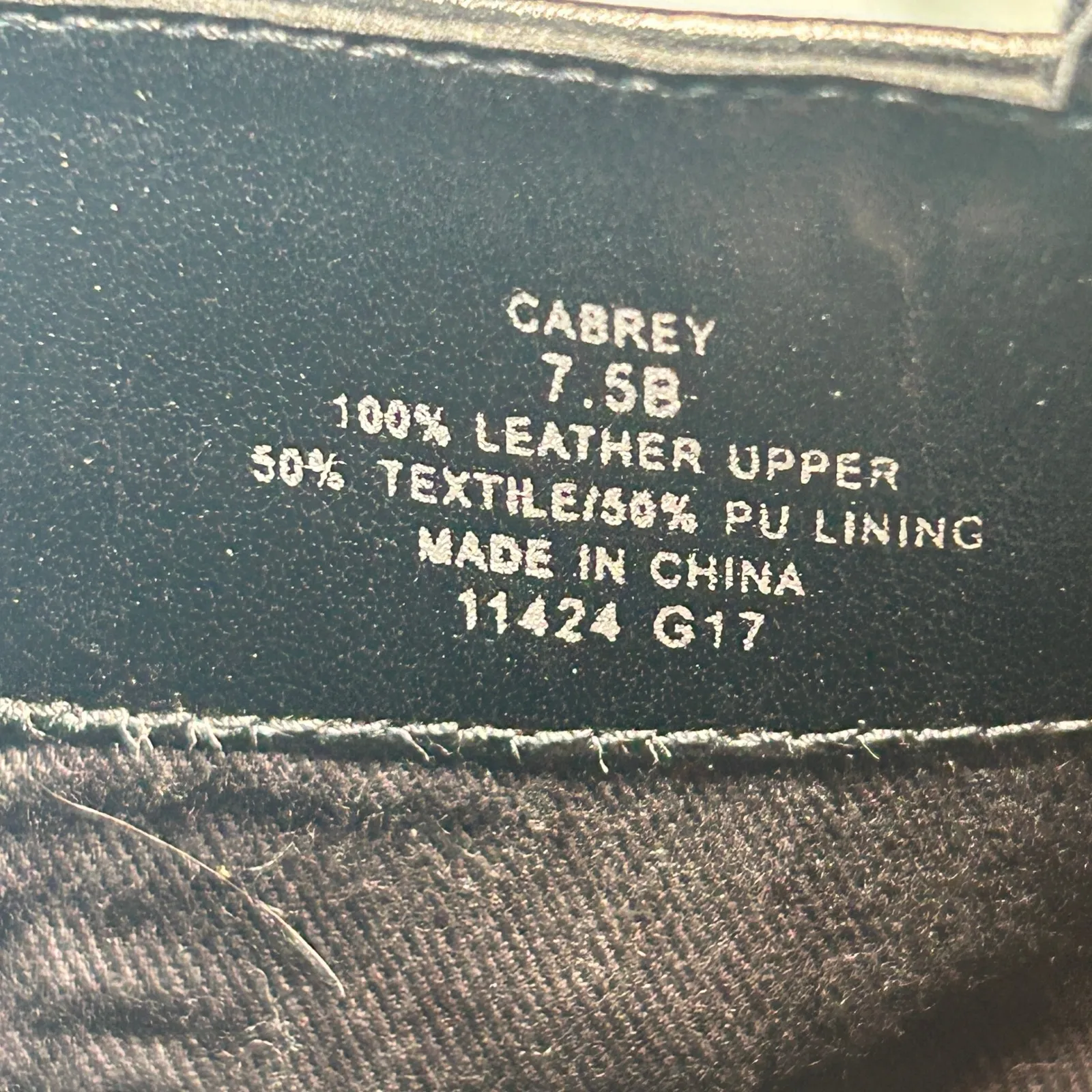 Lauren Ralph Lauren Cabrey 7.5B Black Leather Ankle‎ Boots Block Heel Zip Buckle - Image 4