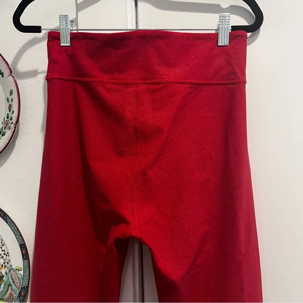 Carbon 38 Red Ombré Workout Leggings Medium - Image 7