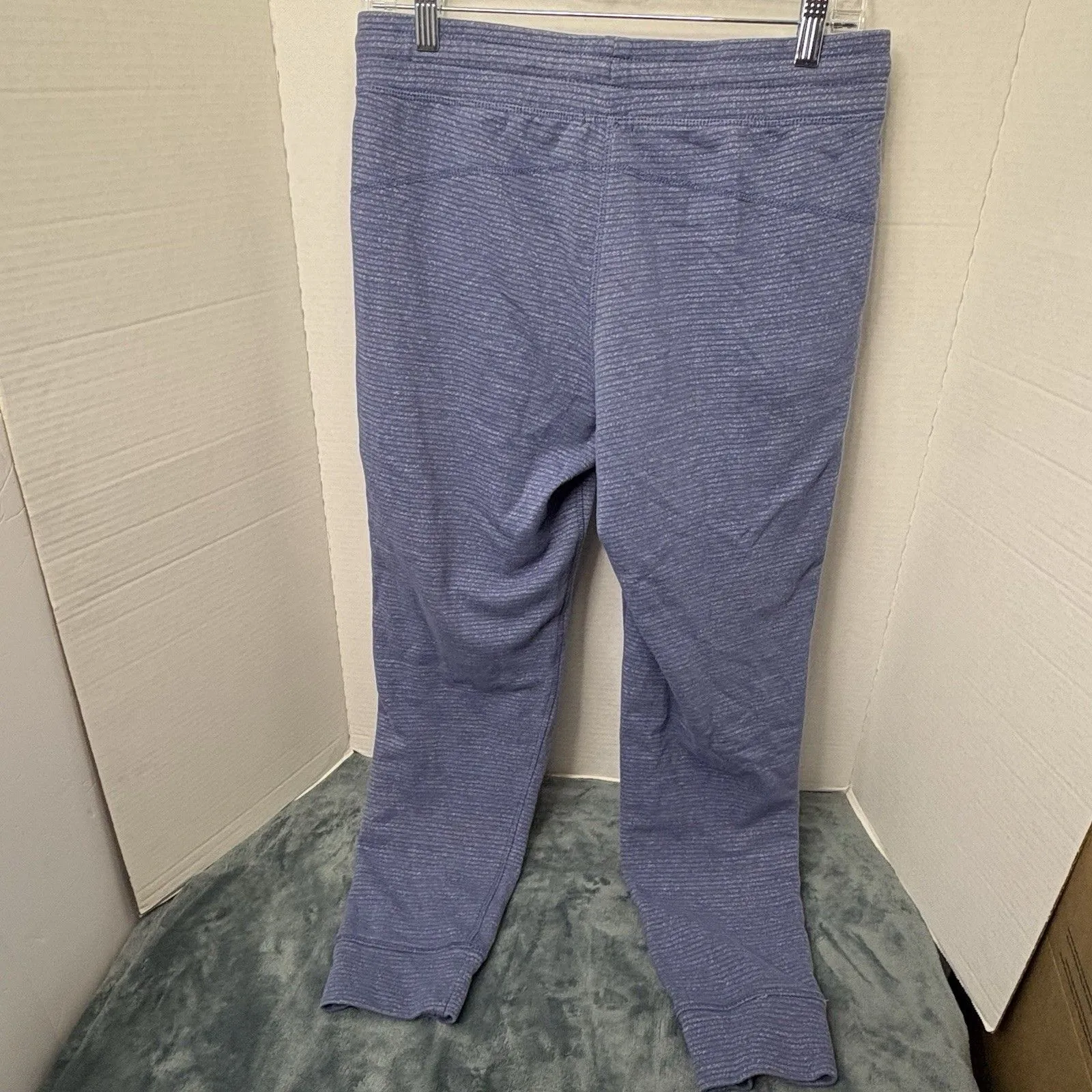 Women's Champion French Terry Jogger Sweat Lounge Pants Sz M Dusty Blue - Image 4