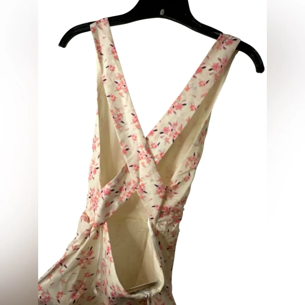 Princess Polly Connelly Mini Dress Pink Floral size 6 NWT - Image 3