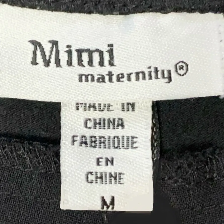 Motherhood Mimi Maternity Elastic Band Pull On Casual Dressy Black Pants Medium Size undefined - Image 2