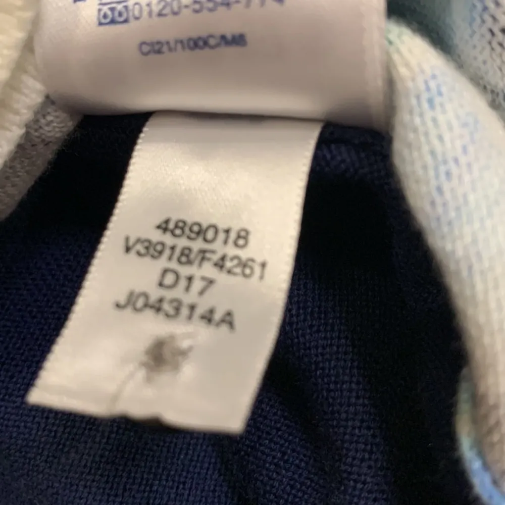 Lands’ End supima cotton cardigan sweater floral polka dot M - Image 5