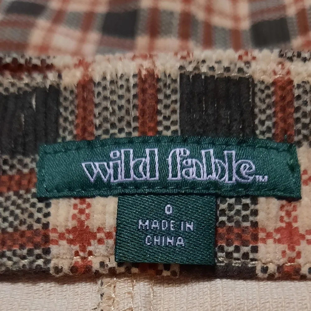 Plaid Mini Skirt Size 0 - Image 4