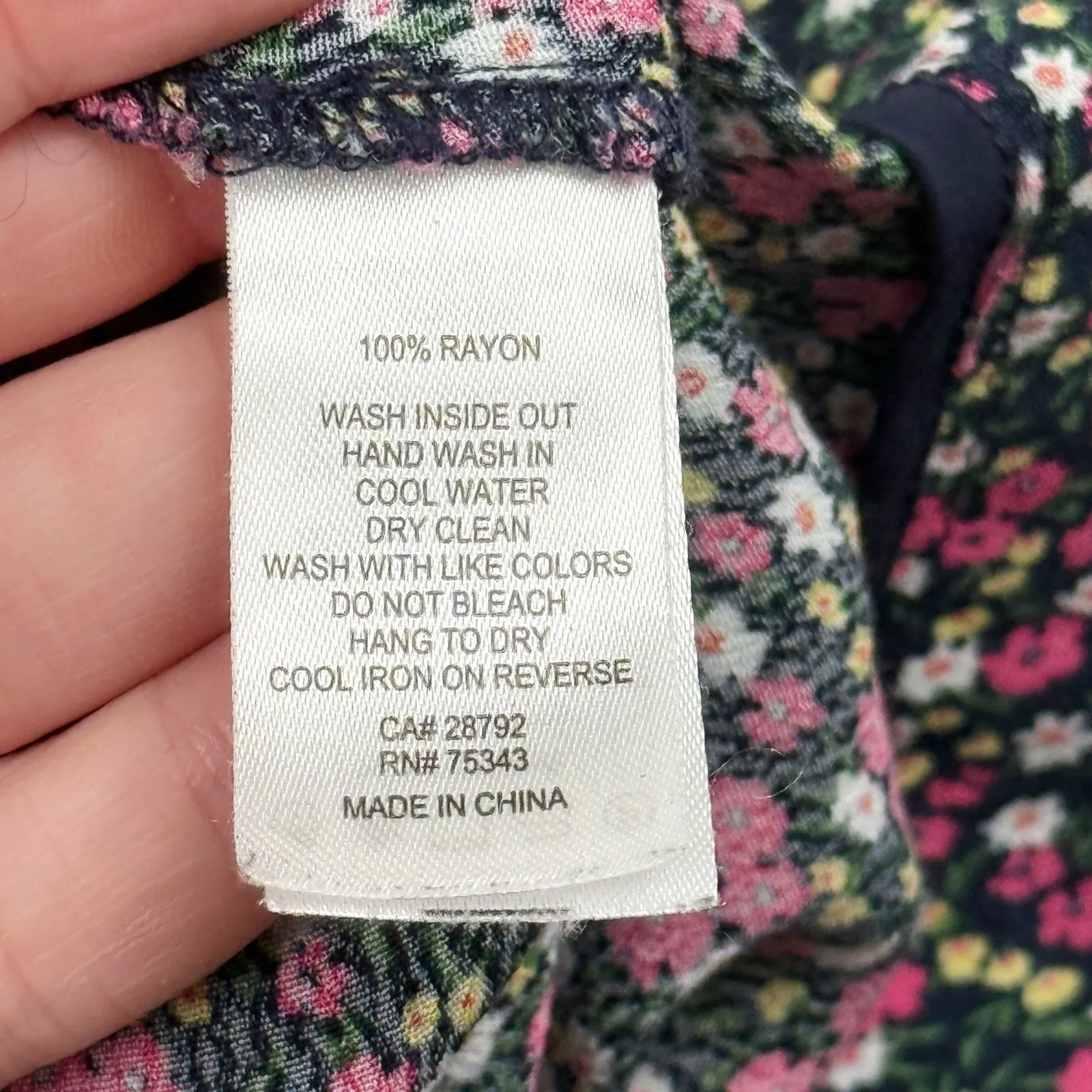 Rachel Zoe Floral Ruffle Wrap Midi Skirt Women's US 12 Black Pink Boho - Image 4