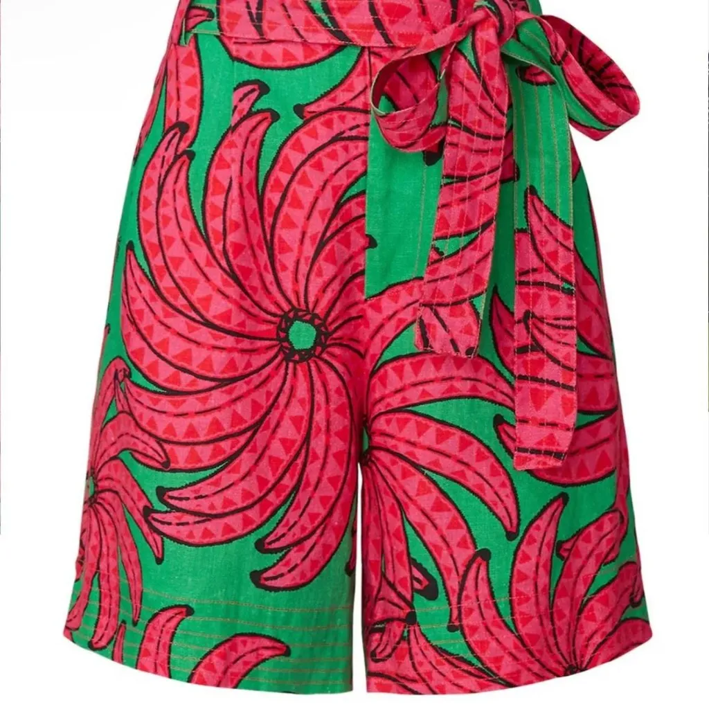 FARM Rio Banana Pitta Linen Shorts - Image 3