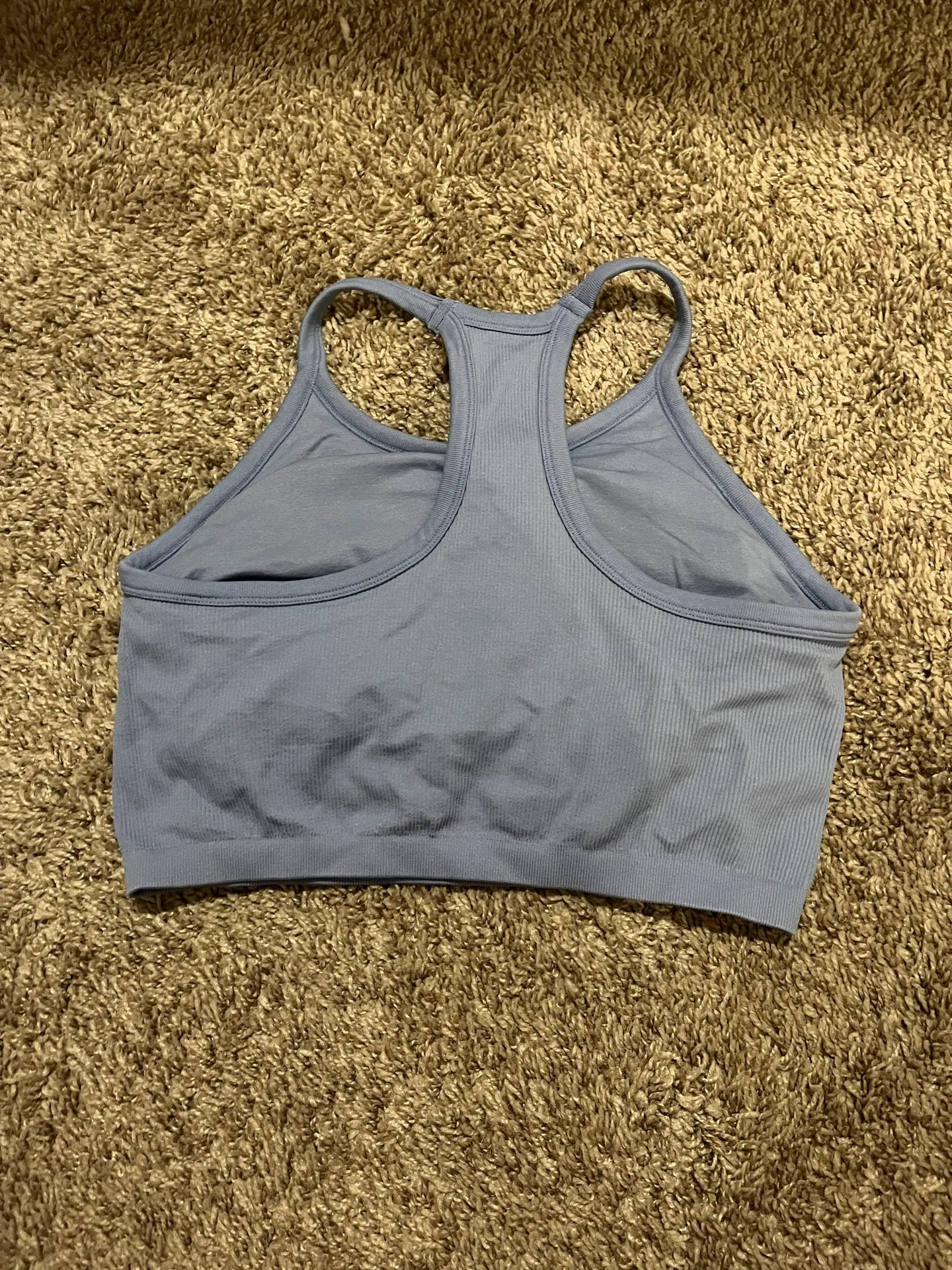 blue athletic crop tank Size M - Image 2