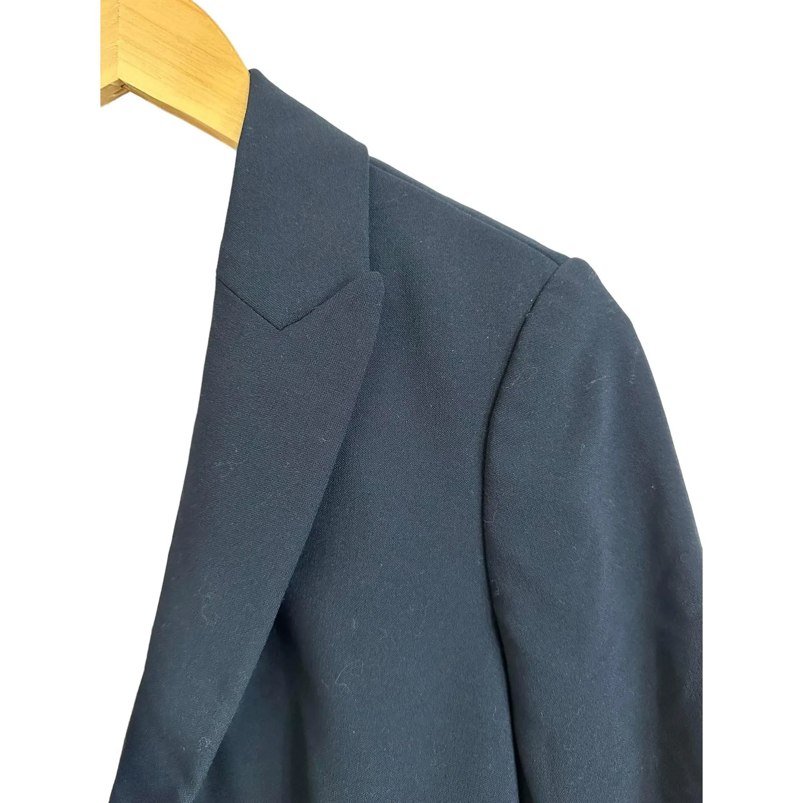 Rebecca Taylor Tailored Clean Suiting‎ Blazer Jacket Blue Size 2 - Image 2