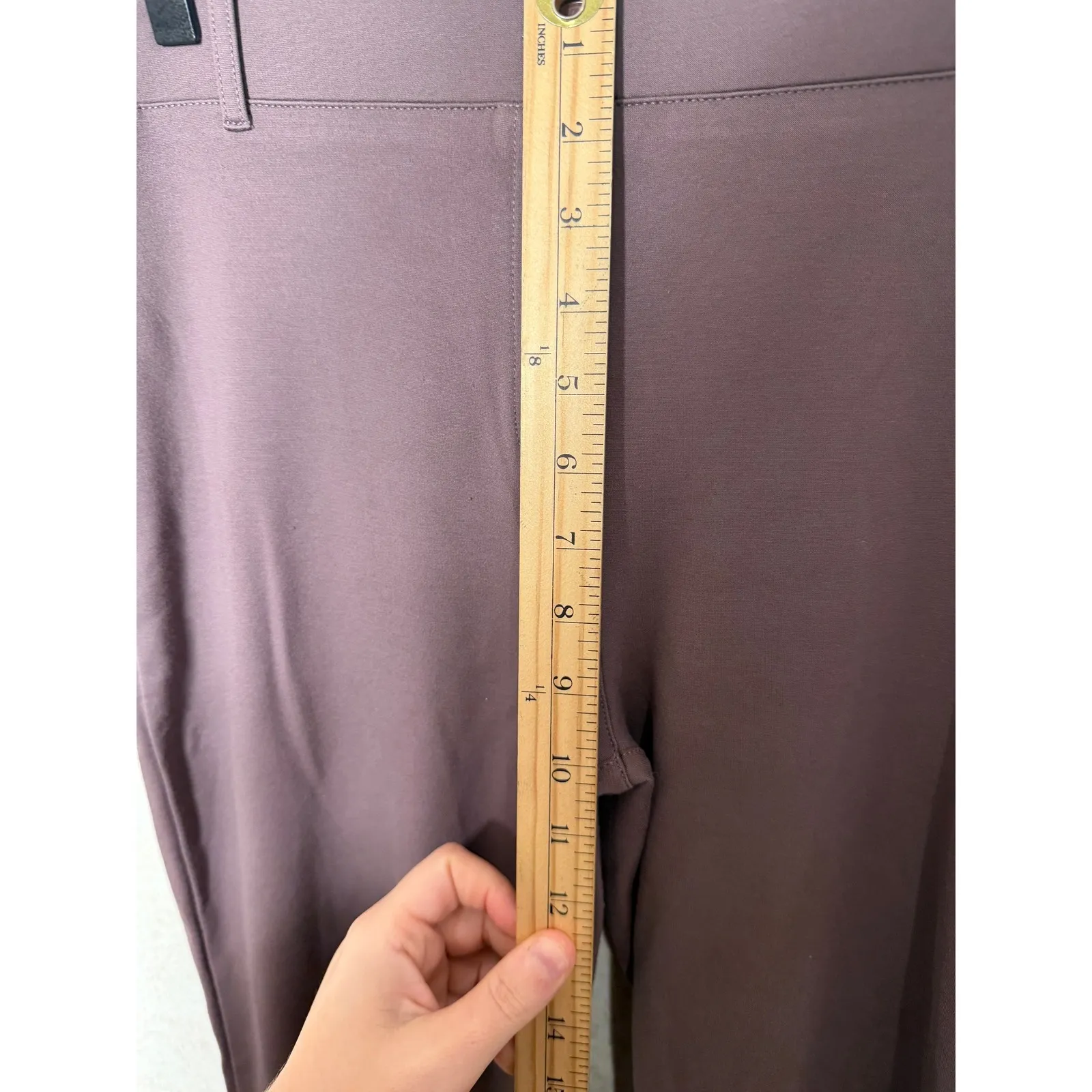 Betabrand XL Brown Bootcut Yoga Pull On Dress Pants Stretch Comfort Work‎ Career - Image 4