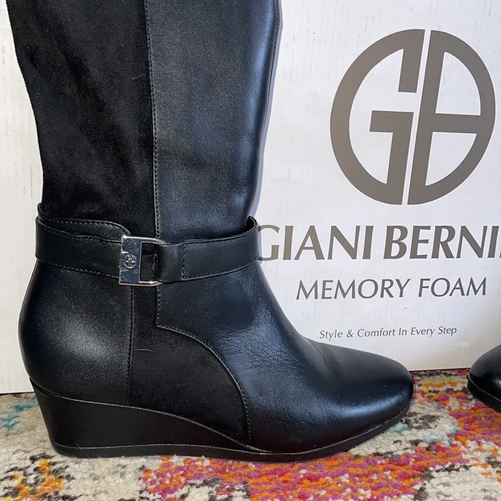 Giani Bernini Black Boots Size 5.5 M - Image 8