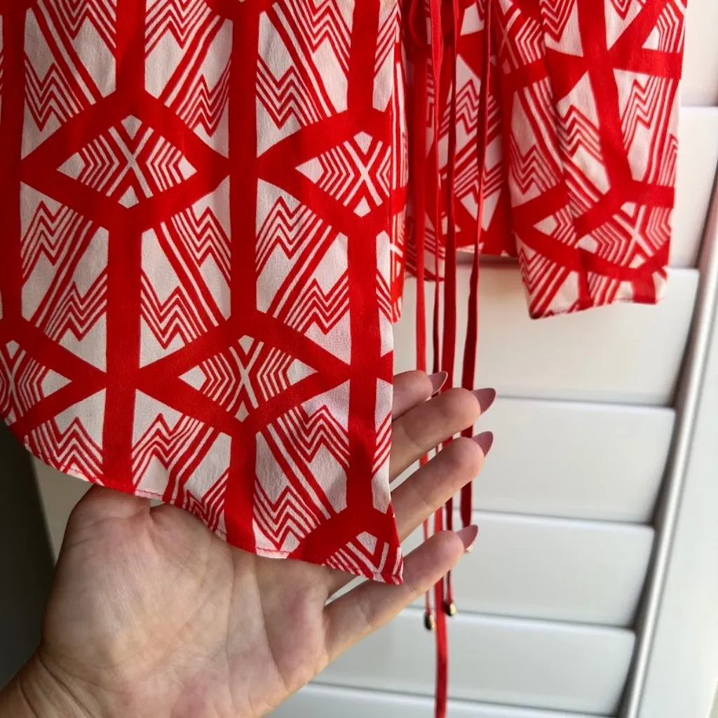 Leifsdottir Catalyst Silk Wrap Top 100% Silk - Image 5