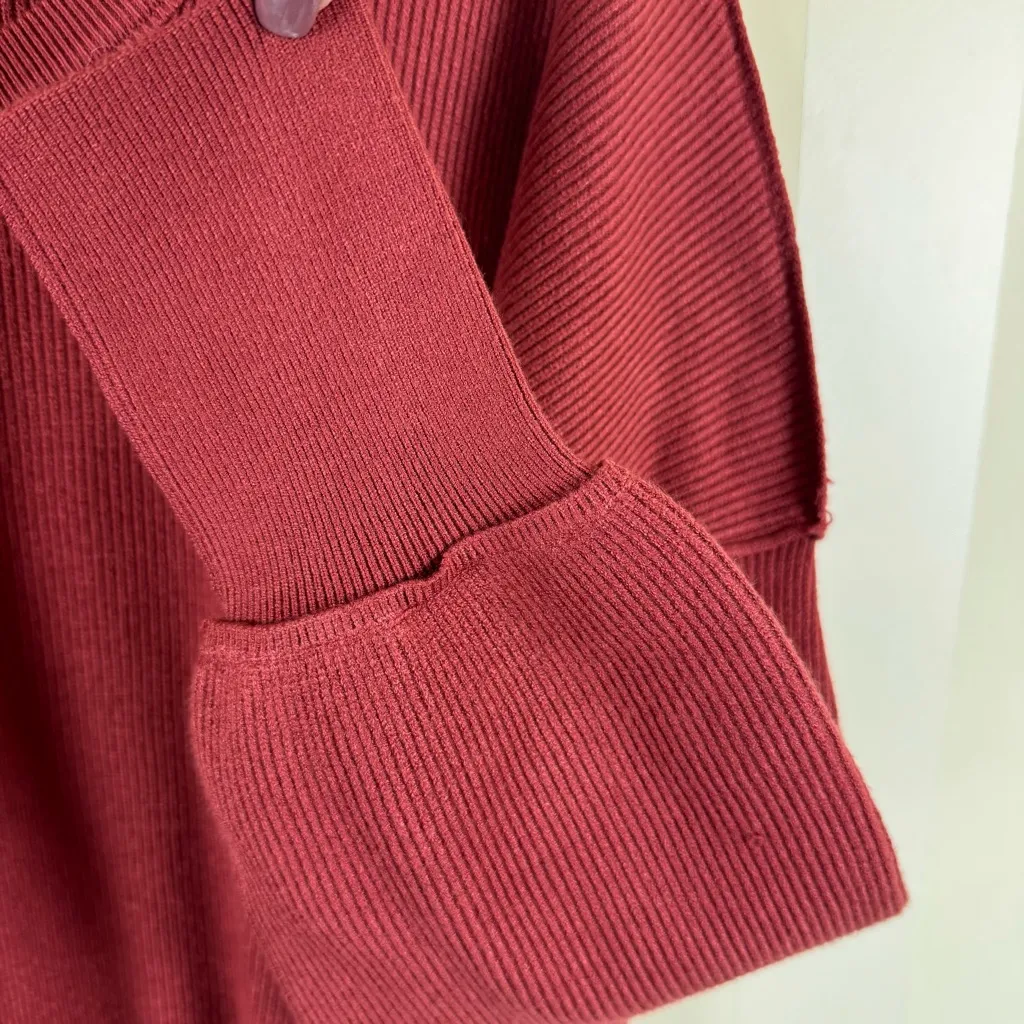 Amazon Anrabess Oversized V-Neck Batwing Sweater - Image 6