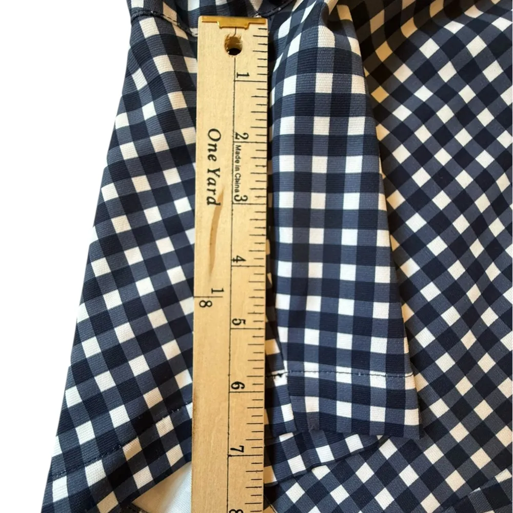 Callaway | Opti-Dr Golf Mid Rise Gingham Checkered Pattern Shorts Pockets Size 8 - Image 8