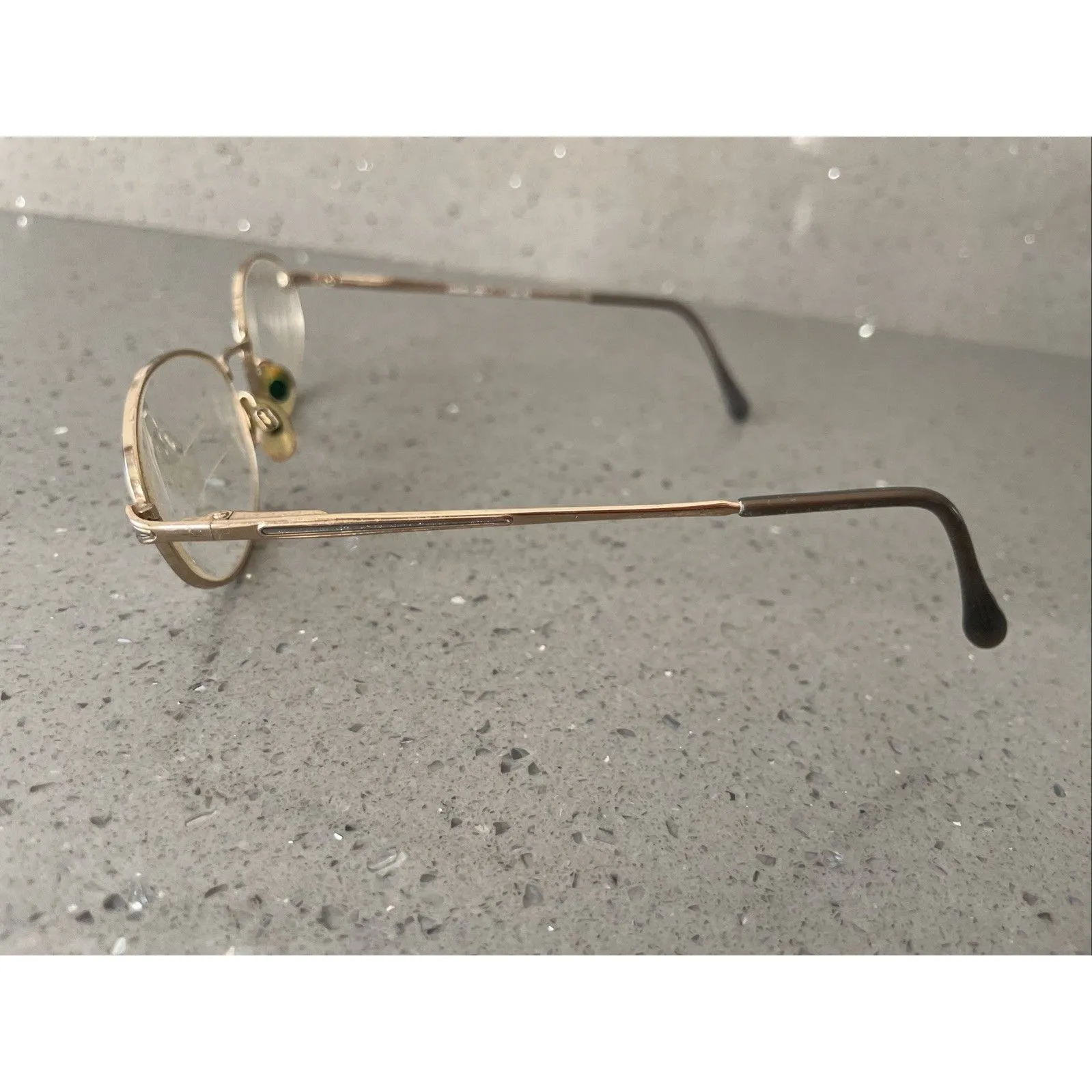 LUXOTTICA LU 2233 G676 GOLD MULTICOLOR EYEGLASSES GLASSES FRAMES ONLY 51 - Image 3