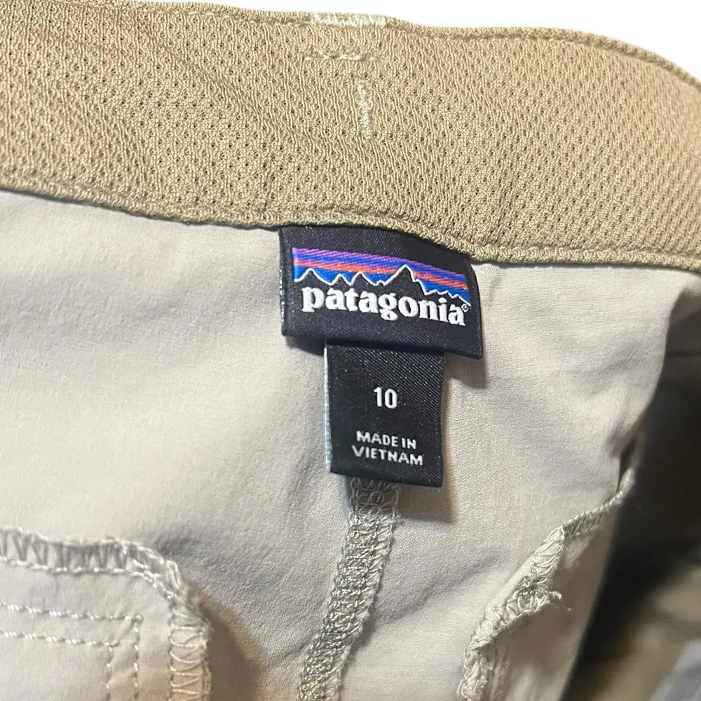 Patagonia Women's Quandary Shorts 5” Inseam Tan Size 10 - Image 8