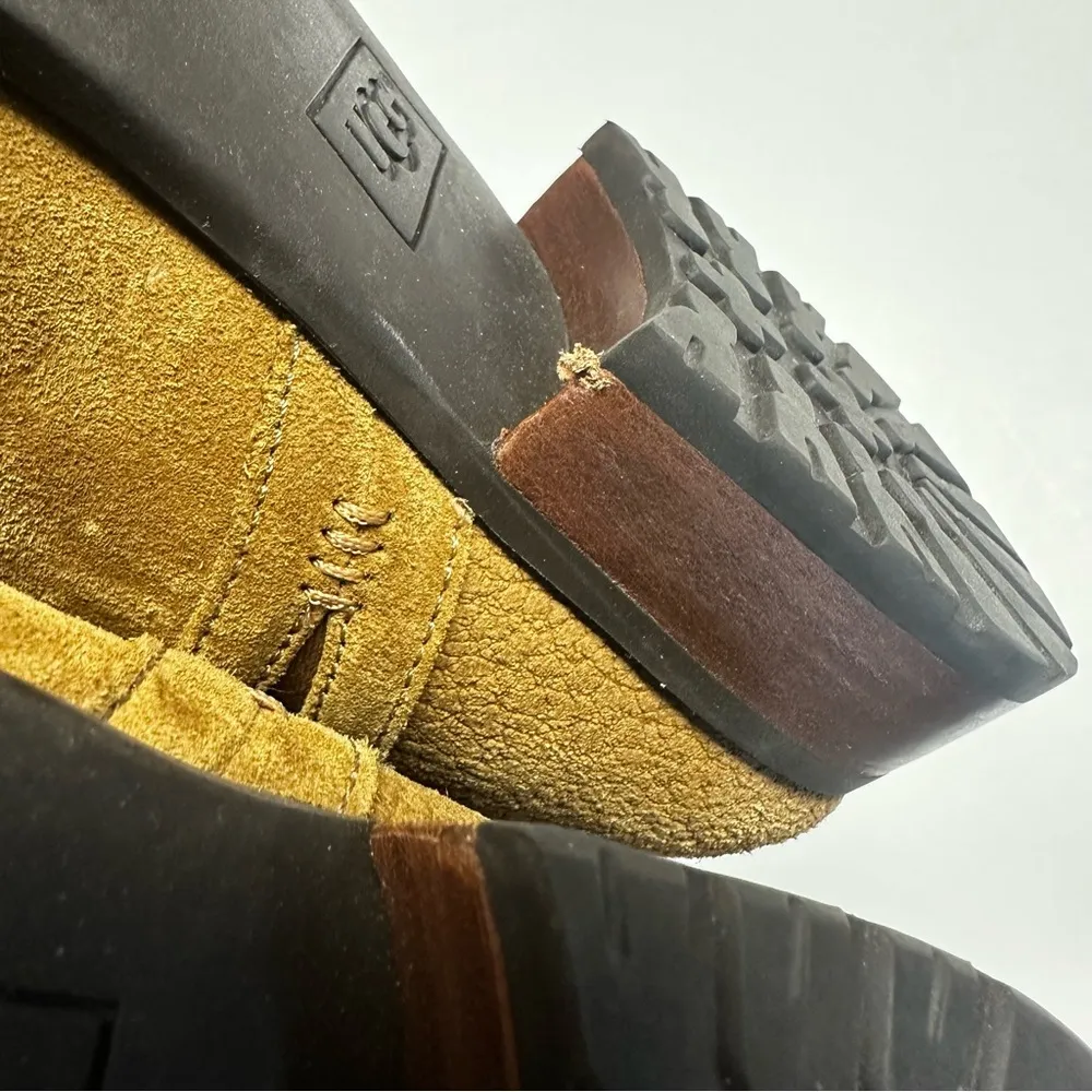 Ugg McClaire Ankle Boots Womens 9 Chestnut Tan Suede Leather Chelsea - Image 8