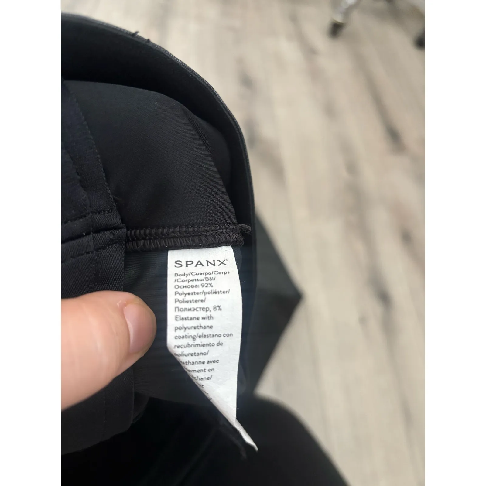 Spanx Faux leather pull on kick flare pants size 2x petite - Image 9