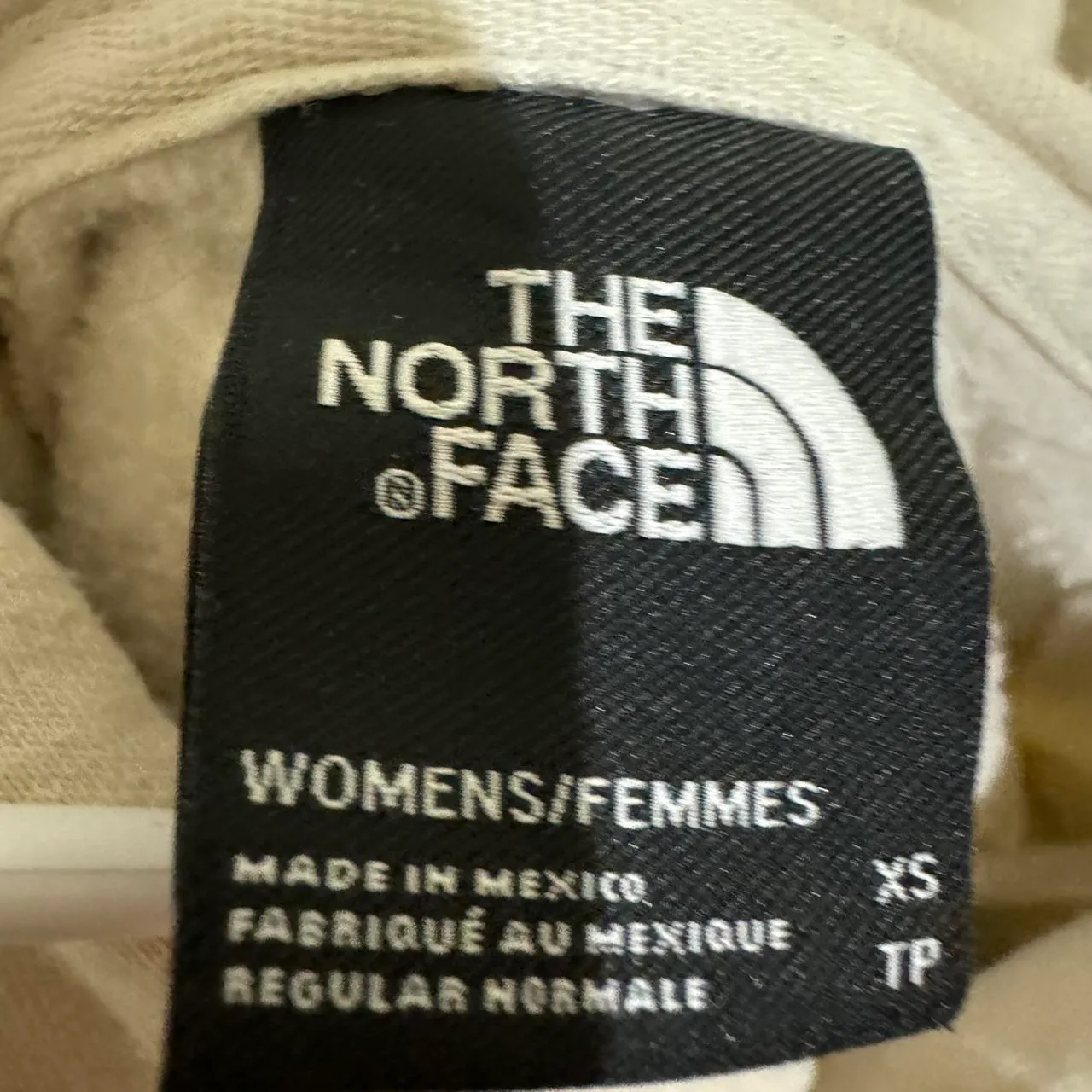 The North Face Cream Colored Hoodie - Image 3