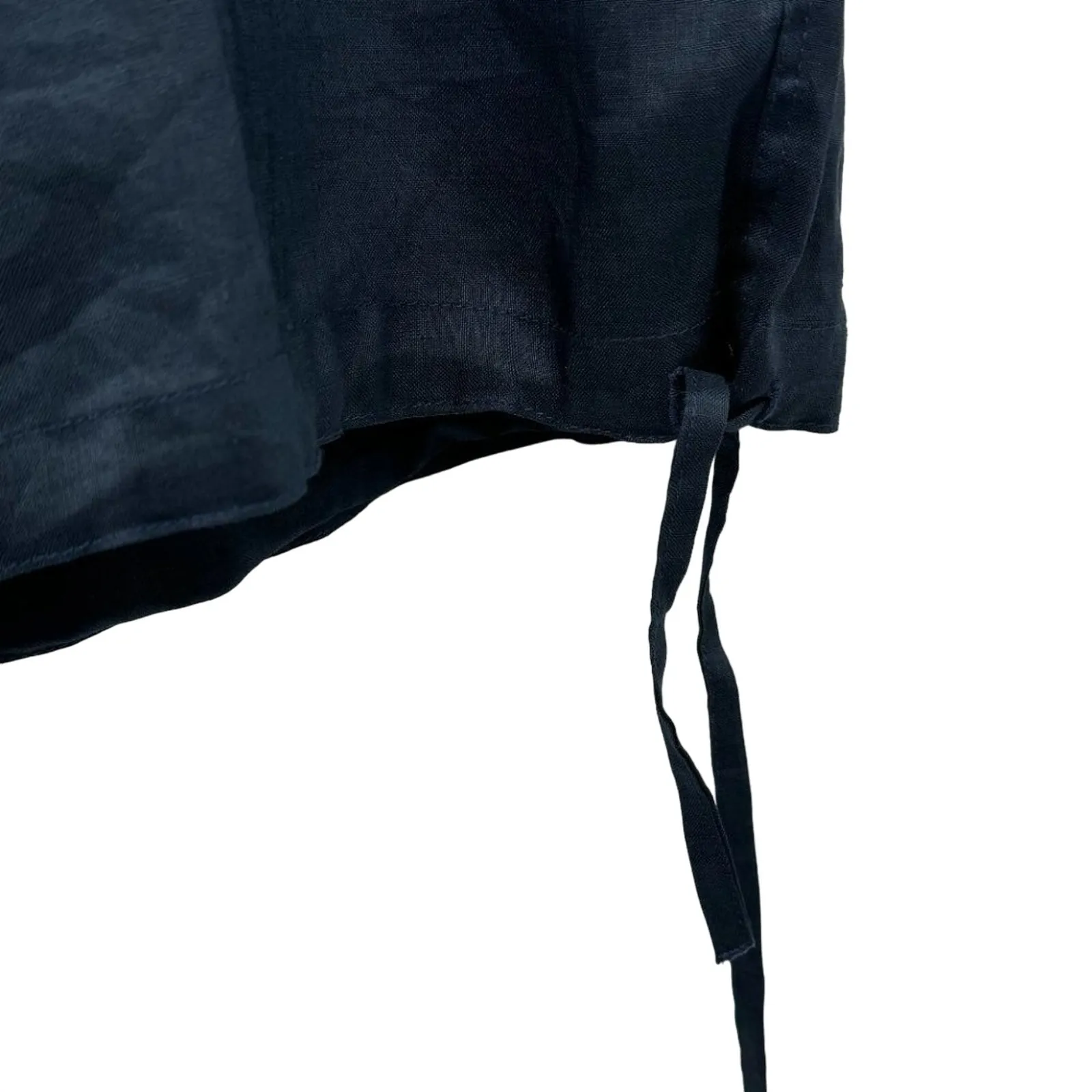 Giani Bini pants 3X Black Label navy blue 100% linen lined cropped cargo pockets - Image 5